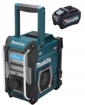 Makita Radio Budowlane FM DAB+ XGT 40V 1x5Ah BL4050 MR003G