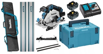 Makita Piła 2x5Ah BL1850 DC18RC Adapter łącznik Torba Szyna 2x1M DHS680ZJ