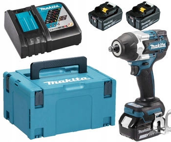 Makita Klucz Udarowy 18V 2x5AH DC18RC DTW700RTJ