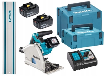 Makita Aku Piła Zagłębiarka 2x3Ah BL1830 DC18RC MAKPAC Szyna 1M DSP600ZJ