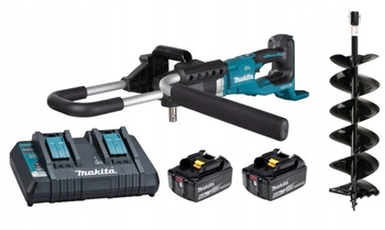Makita Wiertnica Glebowa 36V 2x6Ah BL1860 DC18RD Świder 200/800mm DDG461Z