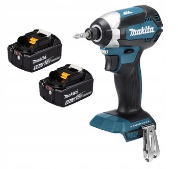 Makita Aku Wkrętarka Zakrętarka 18V LXT 1/4" 170Nm 2x5Ah BL1850 DTD153Z