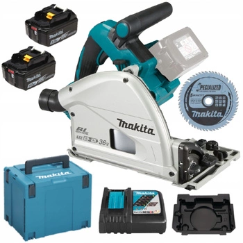 Makita DSP600ZJ Piła tarczowa 165mm +2x5Ah +DC18RC