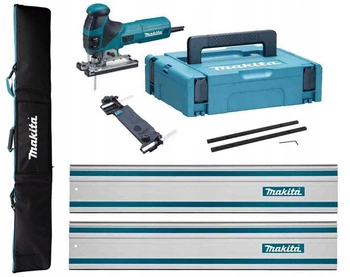 Makita Wyrzynarka 720W Makpac Adapter 2x Szyna 1,5M Łącznik Torba 4351FCTJ