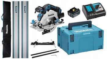 Makita Piła 1x5Ah BL1850 DC18RC Adapter łącznik Torba Szyna 2x1,5M DHS680ZJ